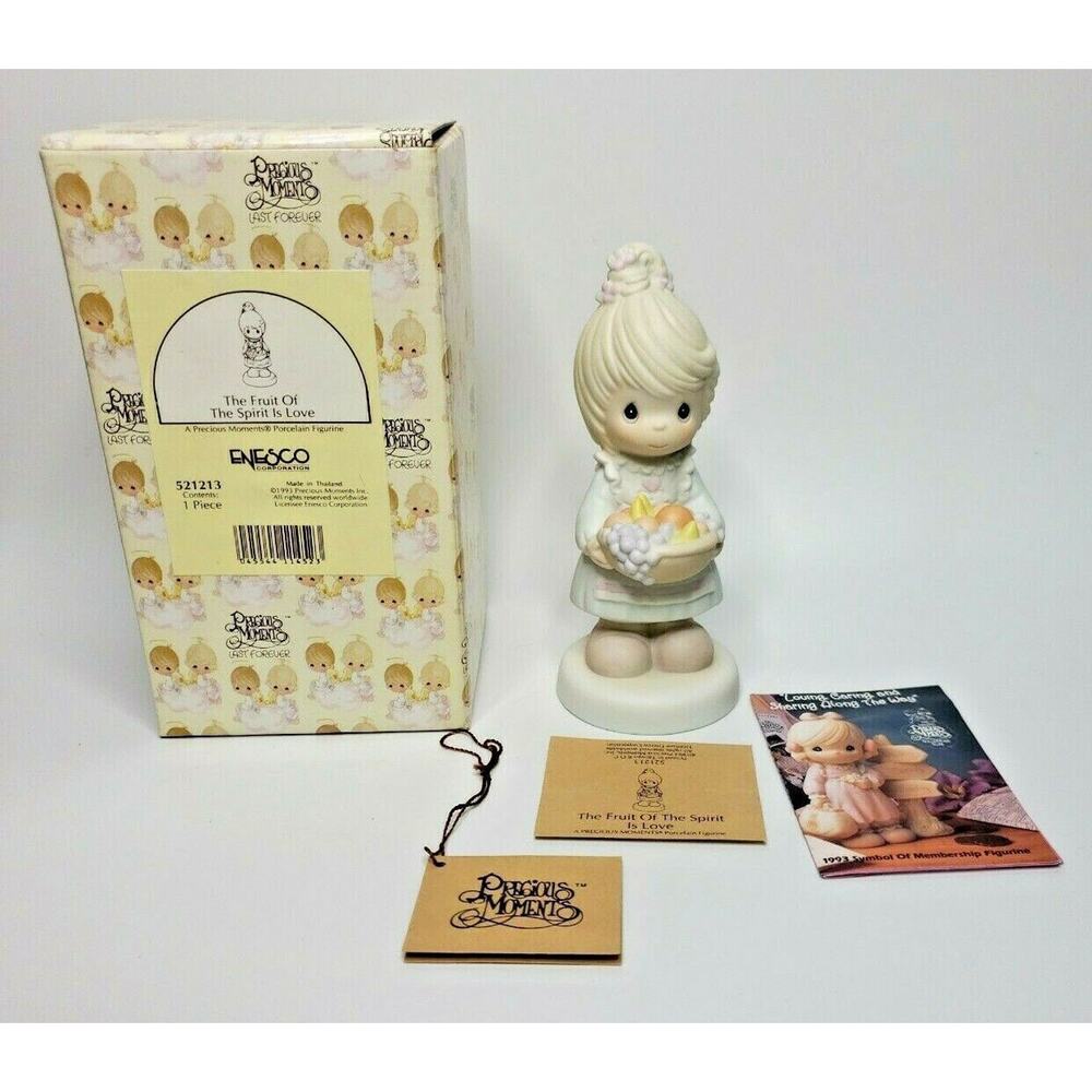 Precious Moments 1993 The Fruit Of The Spirit‎ Is Love Porcelain Figurine U135